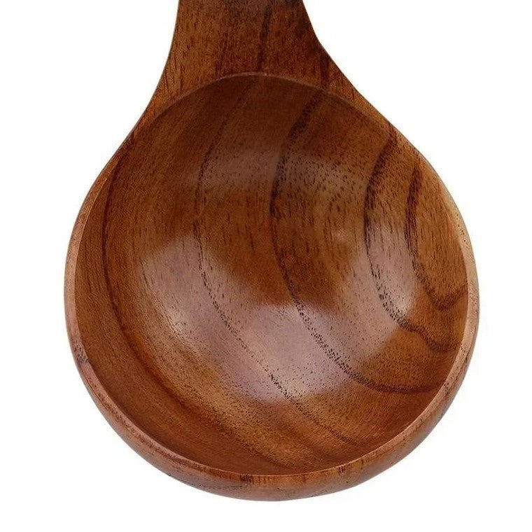 Handmade Wooden Soup Ladle Long Handle Spoon – Wood Kitchen Utensil Durable